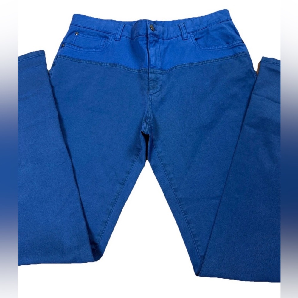 Authentic CLG Versace Collection Slim Cotton Trousers Chino Pants Men’s 36 Blue